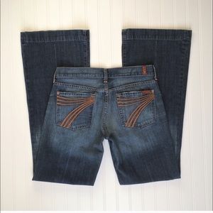 7 For All Mankind Dojo Flare Jeans